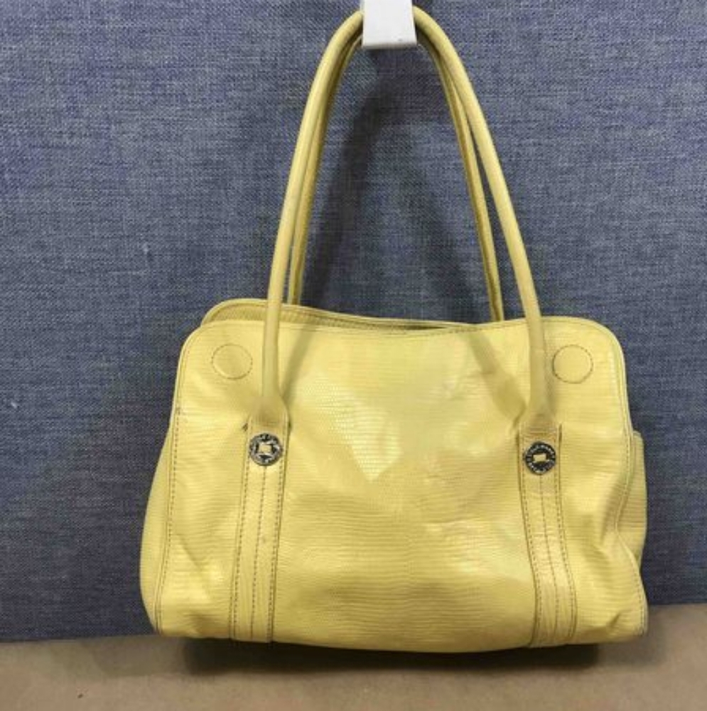 Cole Haan Leather Handbag, Yellow